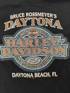 Harley Davidson Good Guys Wear Black Shirt XL Daytona Beach Bruce Rossmeyer 2008